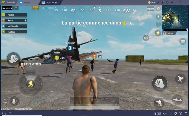 Jouer à PUBG sur bluestacks